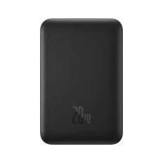 Mini powerbank 10000mAh z ładowaniem indukcyjnym MagSafe 15W PD QC 20W czarny