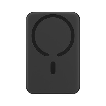 Mini Powerbank 10000mah με επαγωγή φόρτωσης Magsafe 15W PD QC 20W Μαύρο