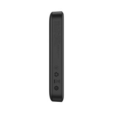 Mini PowerBank 10000mAh z indukcijsko nalaganje Magsafe 15W PD QC 20W Black