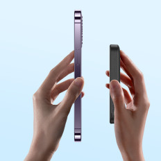 Mini PowerBank 10000mAh Induktsiooniga Loading MagSafe 15W PD QC 20W Black