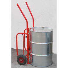 Transporttrolley wielvaten gepompt met internets 200L Load Capacity 300kg