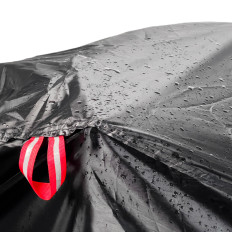 Waterproof bike cover with hole for wheel lock size M-black