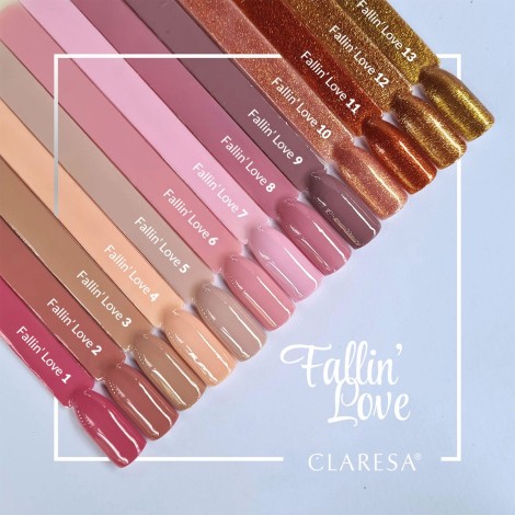 Υβριδικό Βερνίκι Νυχιών CLARESA FALLIN "LOVE 1 σε Χρώμα Σκόνης Βατόμουρου — προβολή από πάνω