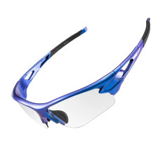 Photochromic bicycle glasses with 400 blue filter