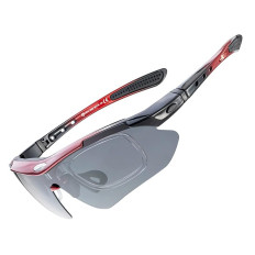 Photochromic bicycle glasses with 400 red filter