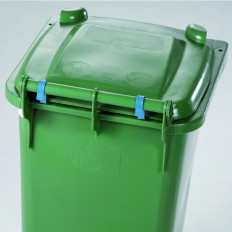 Metal frame for mounting garbage bag on a KUBLE 240L basket