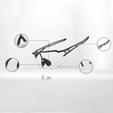 Gafas de bicicleta fotocrómicas con filtros azules UV 400 UVA y UVB