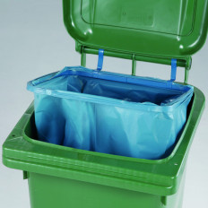 Metal frame for mounting garbage bag on a KUBLE 240L basket