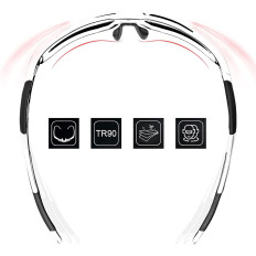 Sklenice kol s polarizací a UV filtr 400 modrá