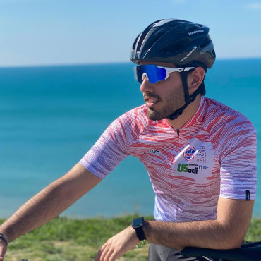 Óculos de bicicleta com polarização e filtro UV 400 azul