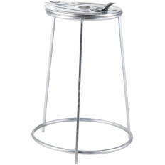 Kovový kryt na odpadní pytle s železným víkem 120 l