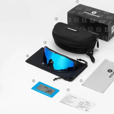 Velosipēdu brilles ar polarizāciju un UV filtru 400 melns