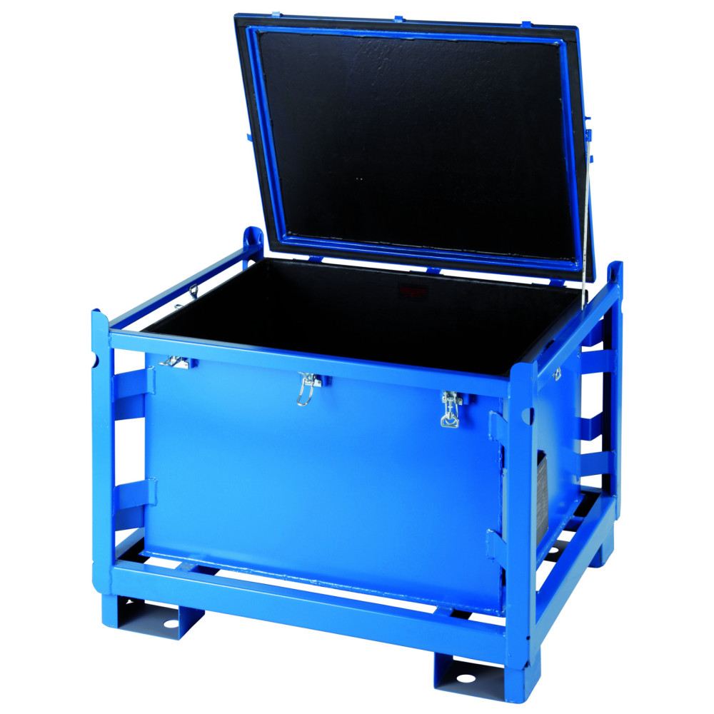 Metalo sertifikuotas konteineris Rūgštinamasis akumuliatoriaus perdavimas 120x100x91cm 500l Metalo sertifikuotas konteineris Rūgštinamasis akumuliatoriaus perdavimas 120x100x91cm 500l