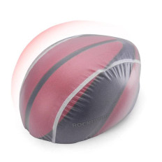 Pokrowiec przeciwdeszczowy na kask rowerowy czarny