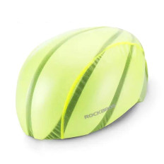 Regenmantel für den grünen Fahrradhelm