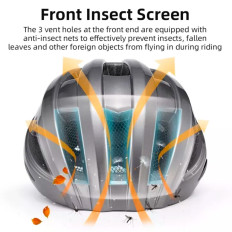 MTB biciklistička kaciga s ugrađenom LED USB crvenom svjetlom