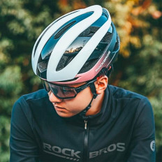 Capacete de bicicleta Universal tamanho ajustável l azul-rosa-rosa
