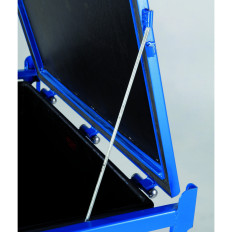 Metal certified container acid-resistant battery transmission 120x100x91cm 500L