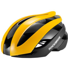Bicycle helmet Universal adjustable size M black and yellow