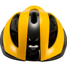 Casco de bicicleta Tamaño ajustable universal M negro y amarillo
