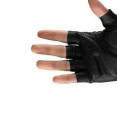 Gants de vélo sans doigts taille XL noir