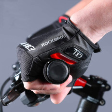 Guantes de bicicleta con inserción de gel Tamaño XL negro