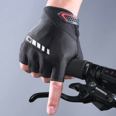 Guantes de bicicleta con inserción de gel Tamaño XL negro