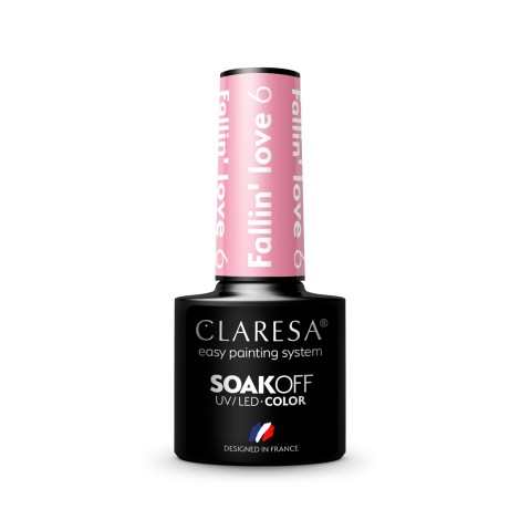 CLARESA Esmalte de uñas híbrido FALLIN "LOVE 6 - 5g — vista frontal