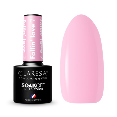 CLARESA Hybrid nagellack FALLIN "LOVE 7 - 5g — visade föremål tillsammans