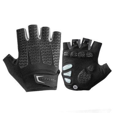 Fietshandschoenen met gel-inserts Maat L Grijs