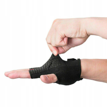 Bicycle gloves with gel inserts Size M gray