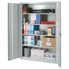Metalen garderobe gelast voor workshop of kantoor 120x40x195cm