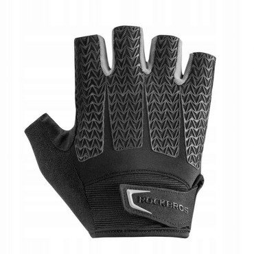 Fietshandschoenen met gel inserts Grootte S Grijs