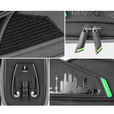 Bicycle bag on the phone Tools under a saddle with a black quick coupling