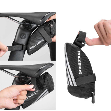 Pieni polkupyöräpussi 0,2L pienillä leikkaustyökaluilla