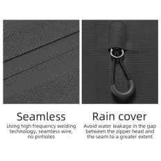 Waterproof Cycling Bag Fixed Velcro Under Frame 3L Black