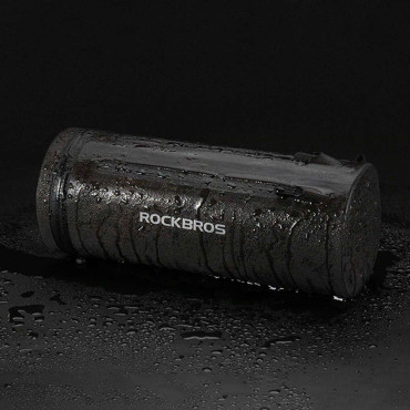 Praktinis vandeniui atsparus dviračių maišelis, pritvirtintas ant vairo