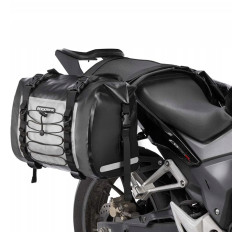 Dvojno nepremočljivo motorno kolo vrečko dve sakwa velika zmogljivost 60l siva