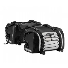 Duplo à prova d 'água bolsa de motocicleta Dois Sakwa Grande Capacidade 60L Gray