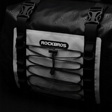 Duplo à prova d 'água bolsa de motocicleta Dois Sakwa Grande Capacidade 60L Gray