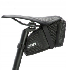 Bolsa de bicicleta impermeável fixada sob a sela. Costumens. 1.5l. Preto