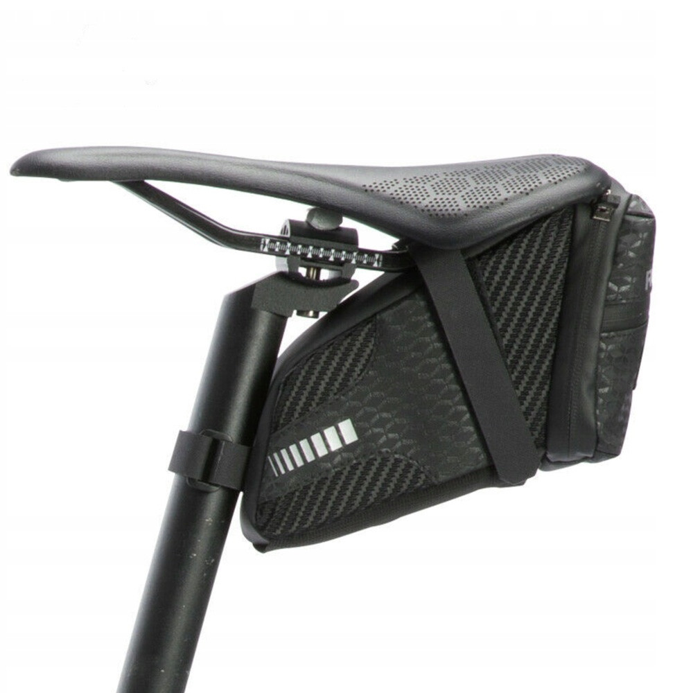 Fahrradtasche wasserdicht unter dem Sattel befestigt. Costumens. 1.5l. Schwarz