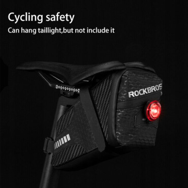 Bolsa de bicicleta impermeável fixada sob a sela. Costumens. 1.5l. Preto