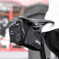 Fahrradtasche wasserdicht unter dem Sattel befestigt. Costumens. 1.5l. Schwarz