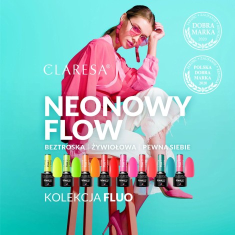 CLARESA Hybridnagellack FLUO 3 - 5g