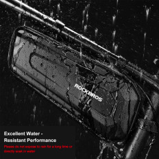 Harde fietstas Waterdicht gemonteerd onder frame 1.5L Zwart