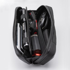 Bolsa de bicicleta dura À prova d'água montada sob quadro 1.5L preto