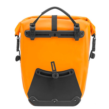 Fahrradtasche wasserdicht für einstellbare Trunk 25-32L Orange