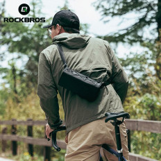 Sac de vélo 2in1 sur le volant avec bandoulière 1,5L noir