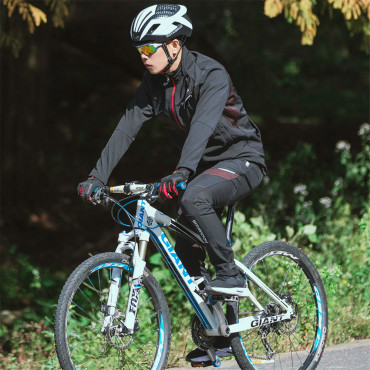 Bicycle pants Thermal protection against water and wind Size 2xL black